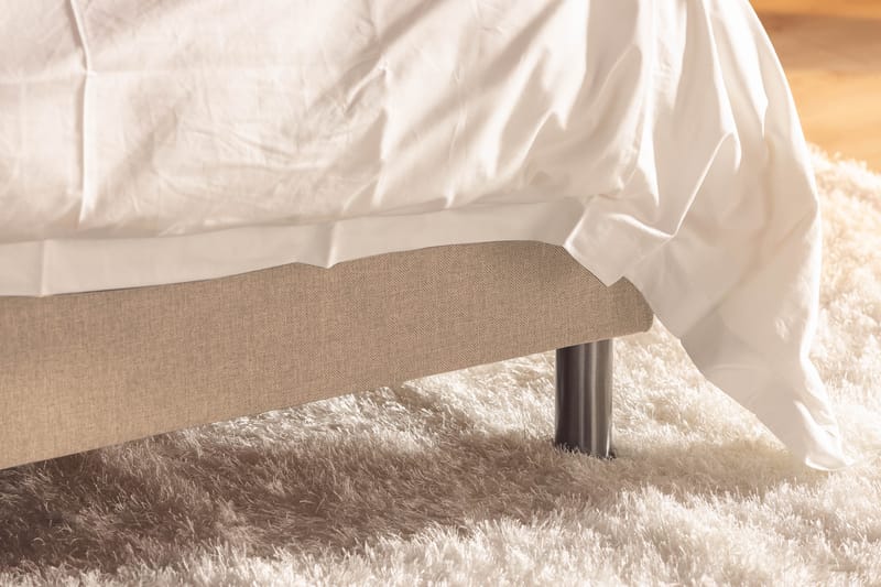 NOVELLA Familjesäng Sängpaket 240x210 cm Beige (+Fler val) - Möbler - Sovrum - Sängar - Komplett Sängpaket