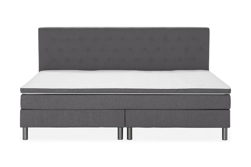 NOVELLA Familjesäng Sängpaket 240x210 cm Mörkgrå (+Fler val) - Möbler - Sovrum - Sängar - Kontinentalsängar