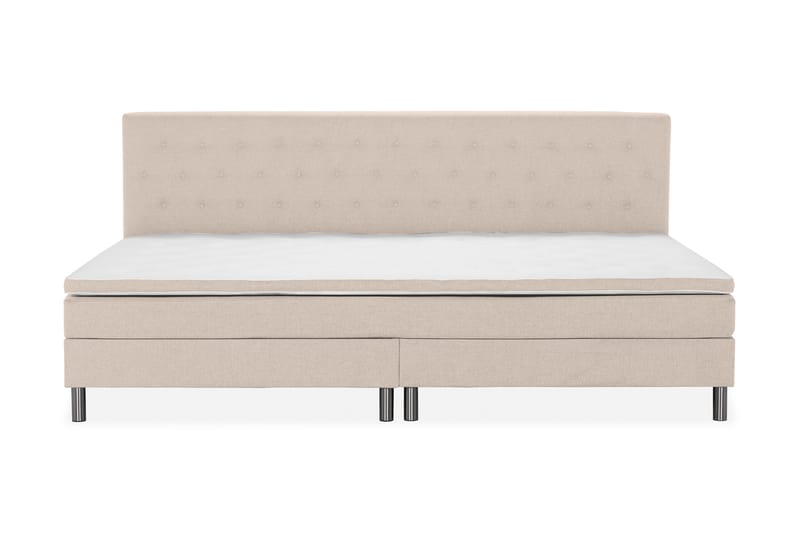 NOVELLA Familjesäng Sängpaket 280x210 cm Beige (+Fler val) - Möbler - Sovrum - Sängar - Komplett Sängpaket