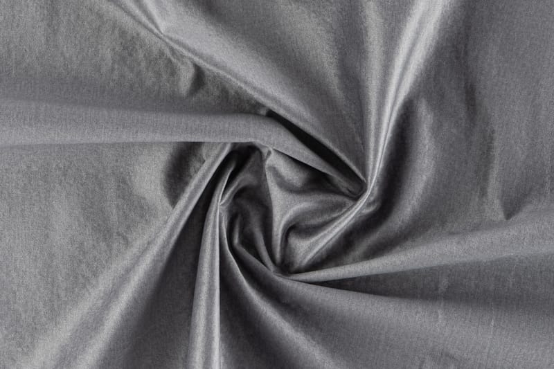 NOVELLA Sängpaket 140x200 cm Rutig Gavel Ljusgrå/Sammet - Möbler - Sovrum - Sängar - Komplett Sängpaket