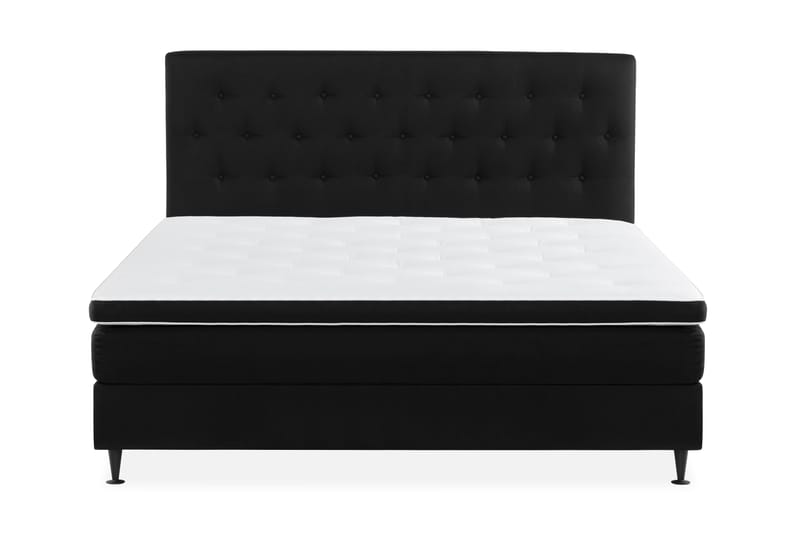 NOVELLA Sängpaket 160x200 cm Svart - Kontinentalsängar - Komplett Sängpaket