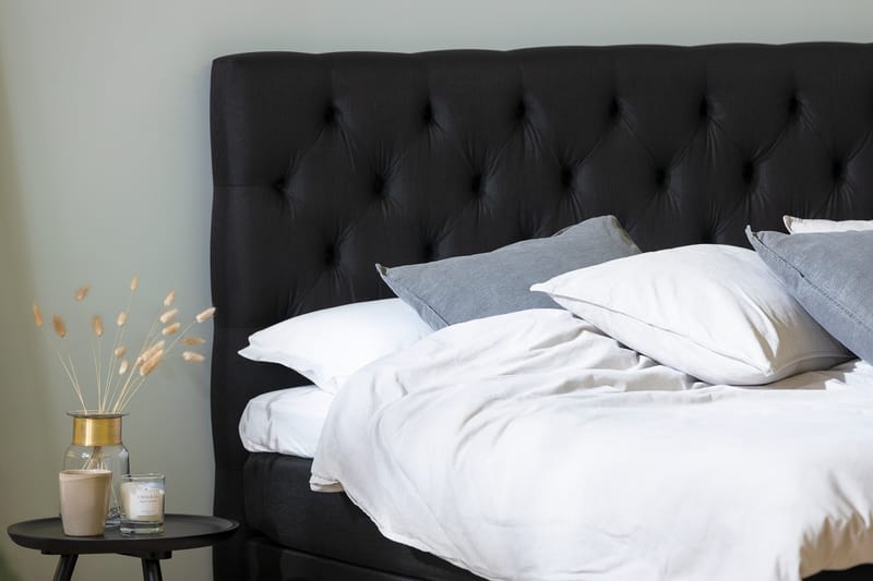 NOVELLA Sängpaket 180x200 cm Svart - Möbler - Sovrum - Sängar - Komplett Sängpaket