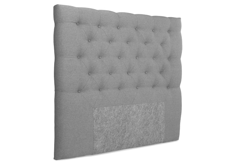 OAKHAM Komplett Sängpaket Kontinentalsäng 140x200 Ljusgrå - Royal Box Sänggavel 140 cm - Möbler - Sovrum - Sängar - Komplett Sängpaket