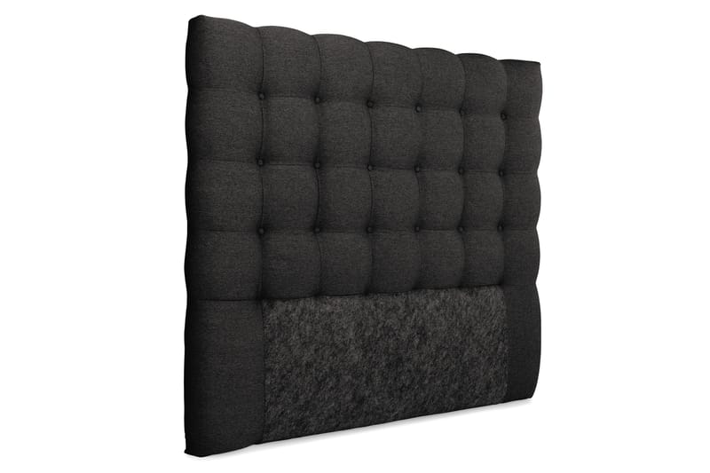 OAKHAM Komplett Sängpaket Kontinentalsäng 140x200 Mörkgrå - Royal Box Sänggavel 140 cm - Möbler - Sovrum - Sängar - Komplett Sängpaket