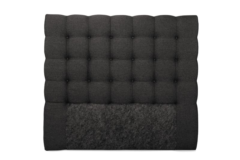 OAKHAM Komplett Sängpaket Kontinentalsäng 140x200 Mörkgrå - Royal Box Sänggavel 140 cm - Möbler - Sovrum - Sängar - Komplett Sängpaket