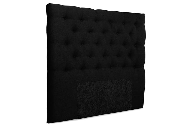 OAKHAM Komplett Sängpaket Kontinentalsäng 140x200 Svart - Royal Box Sänggavel 140 cm - Möbler - Sovrum - Sängar - Komplett Sängpaket