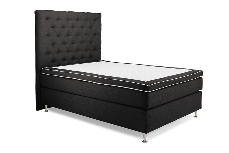OAKHAM Kontinentalsäng 140x200 Mörkgrå - Möbler - Sovrum - Sängar - Komplett Sängpaket