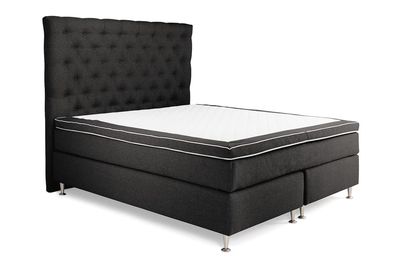 OAKHAM Kontinentalsäng 180x200 Mörkgrå - Möbler - Sovrum - Sängar - Komplett Sängpaket