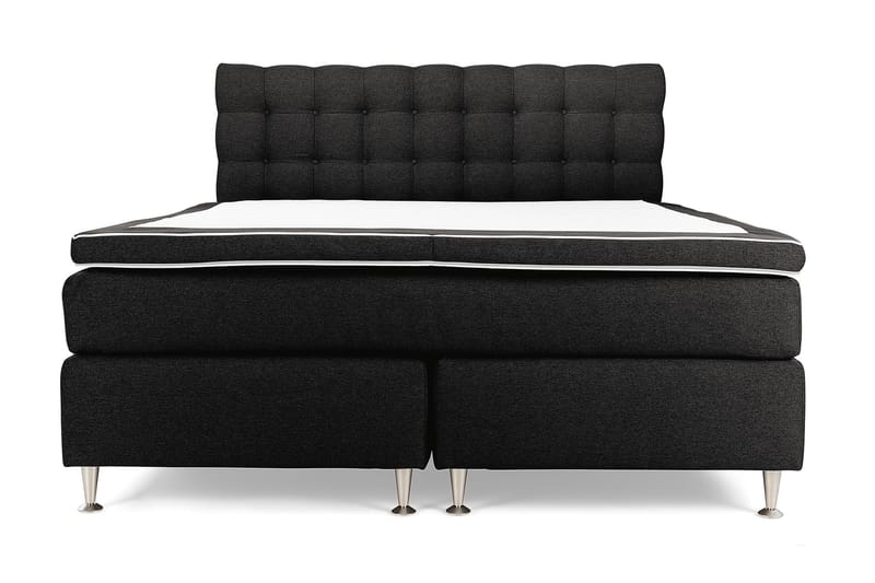 OAKHAM Kontinentalsäng 180x200 Mörkgrå - Möbler - Sovrum - Sängar - Komplett Sängpaket
