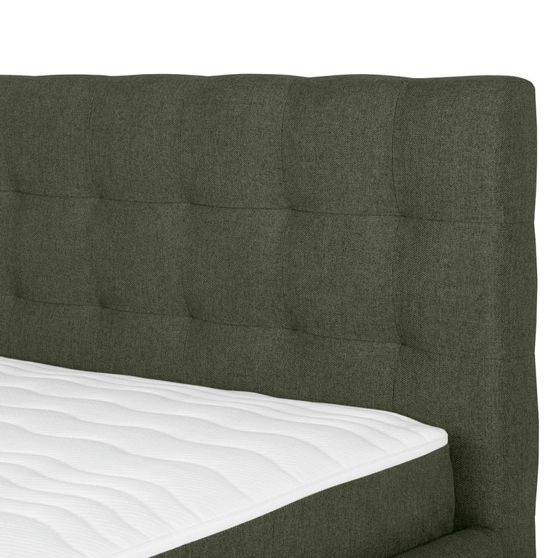 Kontinentalsäng Olsvik 160x200 cm med madrass - grön - Möbler - Sovrum - Sängar - Kontinentalsängar