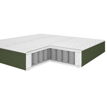 Kontinentalsäng Olsvik 160x200 cm med madrass - grön - Möbler - Sovrum - Sängar - Kontinentalsängar