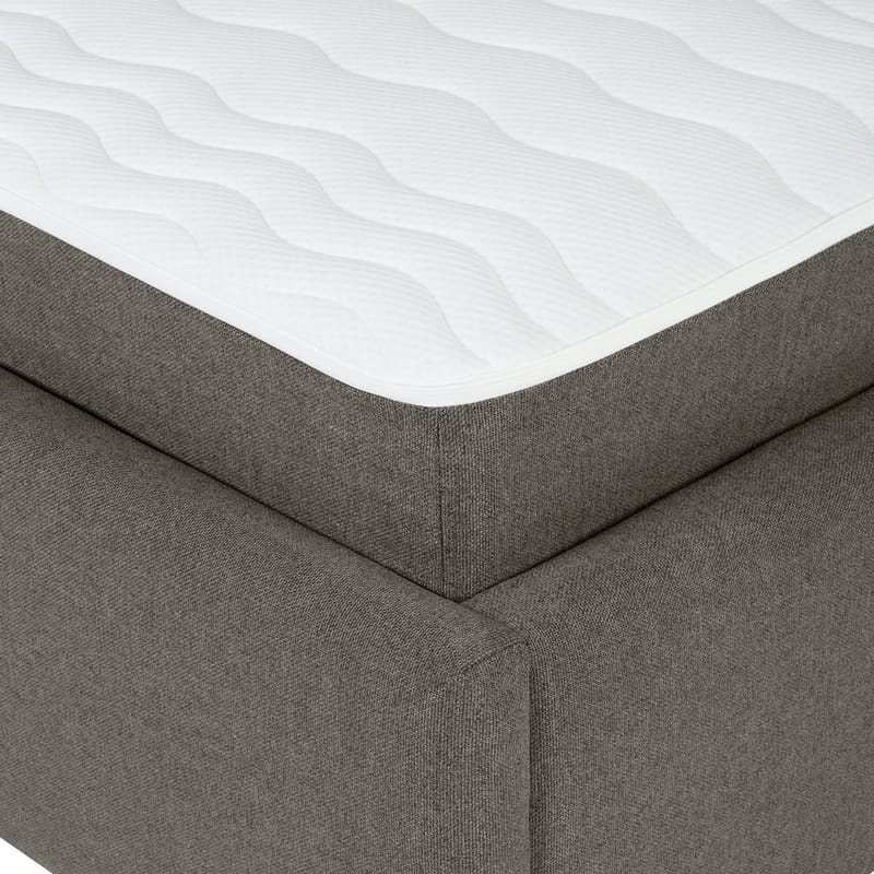 Kontinentalsäng Olsvik 160x200 cm med madrass - Mörkbeige - Möbler - Sovrum - Sängar - Kontinentalsängar
