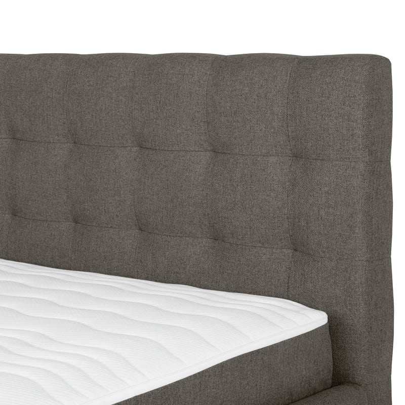 Kontinentalsäng Olsvik 160x200 cm med madrass - Mörkbeige - Möbler - Sovrum - Sängar - Kontinentalsängar