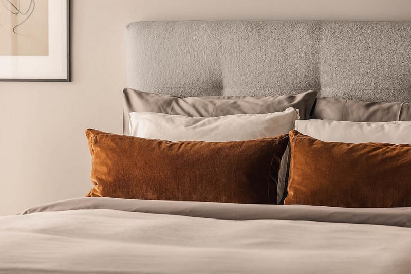 Oslo Lyx Kontinentalsäng 120x200 cm Grå - Möbler - Sovrum - Sängar - Kontinentalsängar