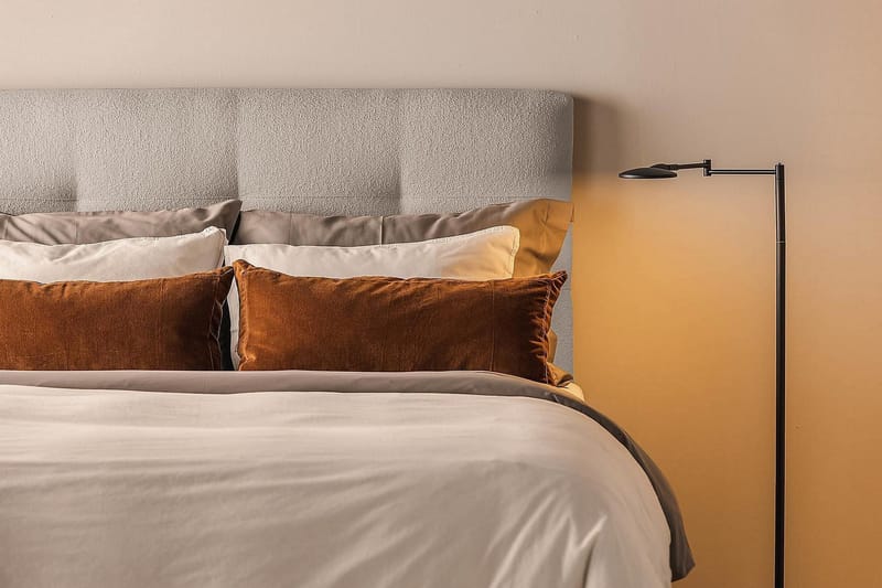Oslo Lyx Kontinentalsäng 120x200 cm - Grå - Möbler - Sovrum - Sängar - Kontinentalsängar
