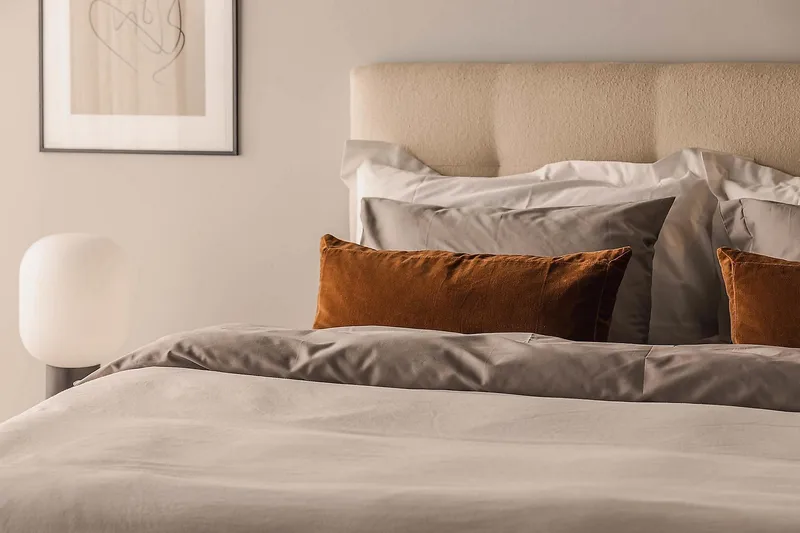 Oslo Lyx Kontinentalsäng 180x200 cm Beige - Möbler - Sovrum - Sängar - Kontinentalsängar