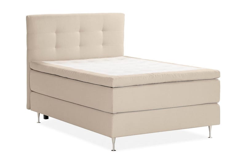 Oslo Lyx Kontinentalsäng Boucle 120x200 - Beige - Möbler - Sovrum - Sängar - Kontinentalsängar