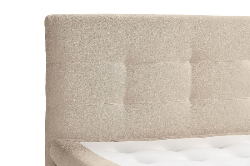 Oslo Lyx Kontinentalsäng Boucle 120x200 - Beige - Möbler - Sovrum - Sängar - Kontinentalsängar