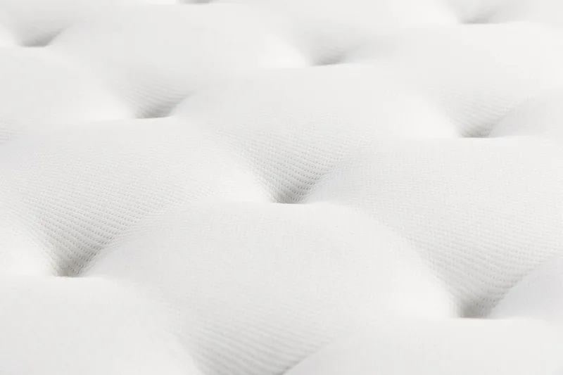 Oslo Lyx Sängpaket Boucle 120x200 Djuphäftad gavel - Grå - Möbler - Sovrum - Sängar - Kontinentalsängar