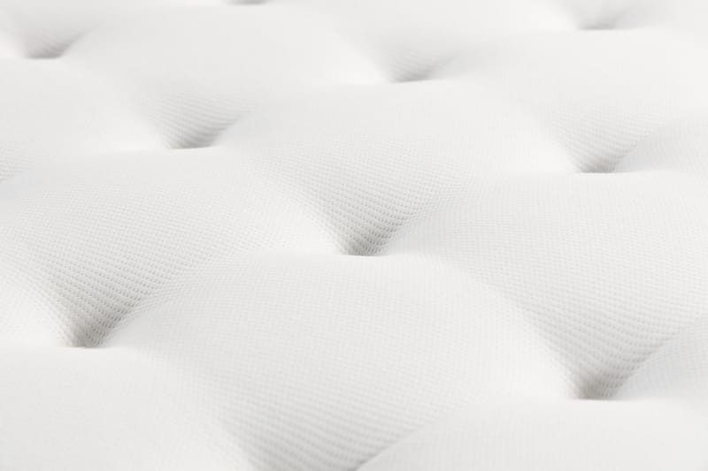 Oslo Lyx Sängpaket Boucle 140x200 Djuphäftad gavel Ljusbeige - Möbler - Sovrum - Sängar - Kontinentalsängar