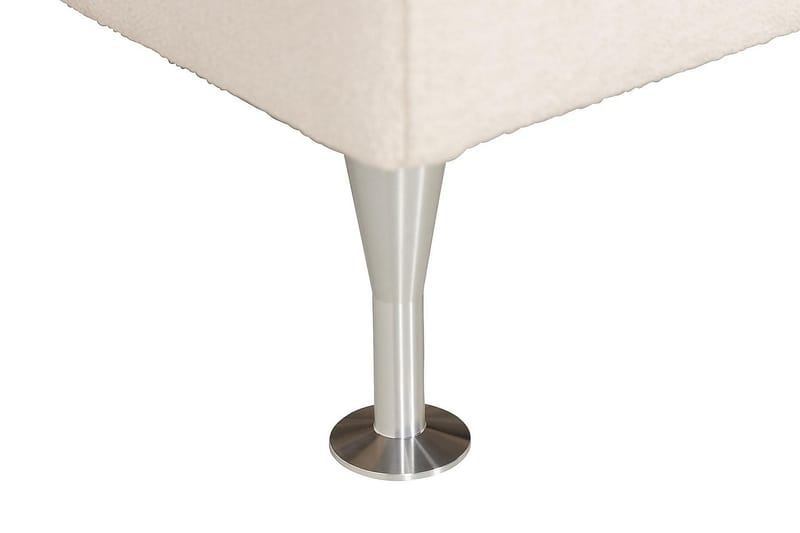 Oslo Lyx Sängpaket Boucle 180x200 Knappad gavel - Beige - Möbler - Sovrum - Sängar - Kontinentalsängar