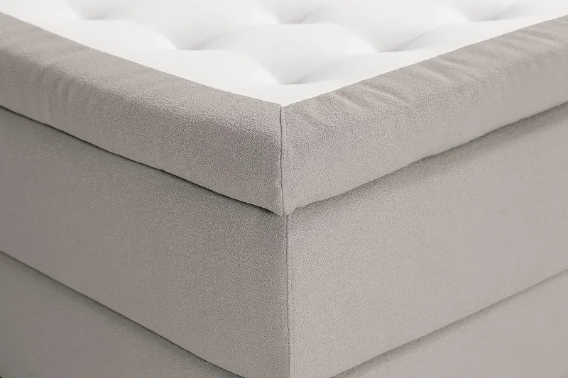 Oslo Lyx Sängpaket Kontinentalsäng 120x200 cm - Grå - Möbler - Sovrum - Sängar - Kontinentalsängar