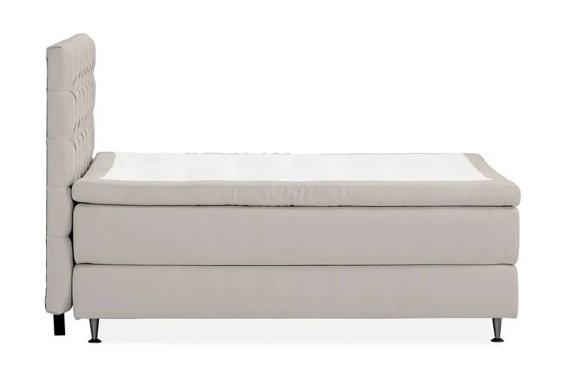 Oslo Lyx Sängpaket Kontinentalsäng 120x200 cm - Grå - Möbler - Sovrum - Sängar - Kontinentalsängar