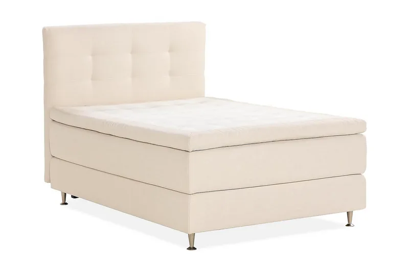 Oslo Lyx Sängpaket Kontinentalsäng 120x200 cm - Ljusbeige - Möbler - Sovrum - Sängar - Kontinentalsängar
