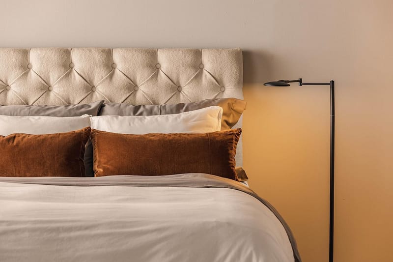 Oslo Lyx Sängpaket Kontinentalsäng 140x200 cm - Beige - Möbler - Sovrum - Sängar - Kontinentalsängar