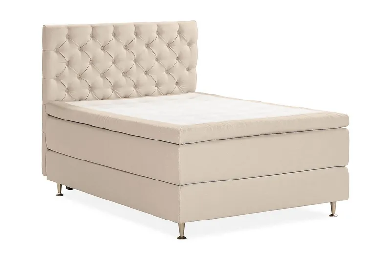 Oslo Lyx Sängpaket Kontinentalsäng 140x200 cm Beige - Möbler - Sovrum - Sängar - Kontinentalsängar