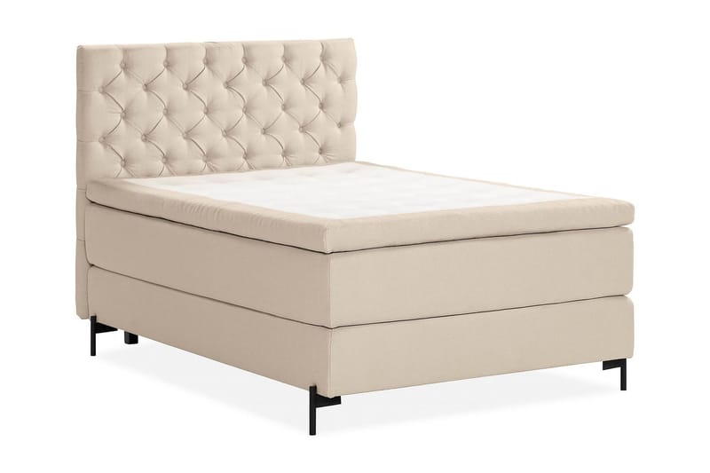 Oslo Lyx Sängpaket Kontinentalsäng 140x200 cm - Beige - Möbler - Sovrum - Sängar - Kontinentalsängar