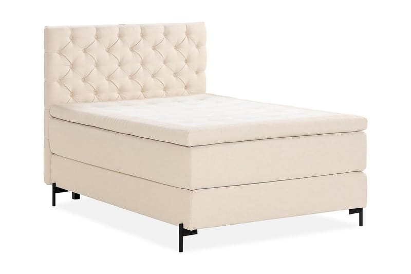 Oslo Lyx Sängpaket Kontinentalsäng 140x200 cm - Ljusbeige - Möbler - Sovrum - Sängar - Kontinentalsängar