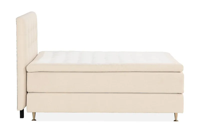Oslo Lyx Sängpaket Kontinentalsäng 160x200 cm - Ljusbeige - Möbler - Sovrum - Sängar - Kontinentalsängar
