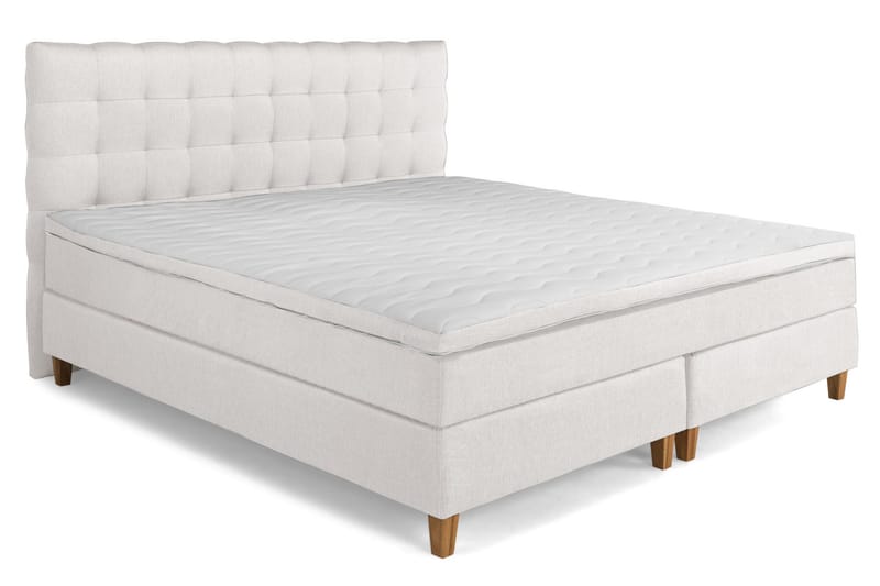 PEARL Basic Sängpaket Kontinentalsäng 210x210 Beige - Möbler - Sovrum - Sängar - Komplett Sängpaket
