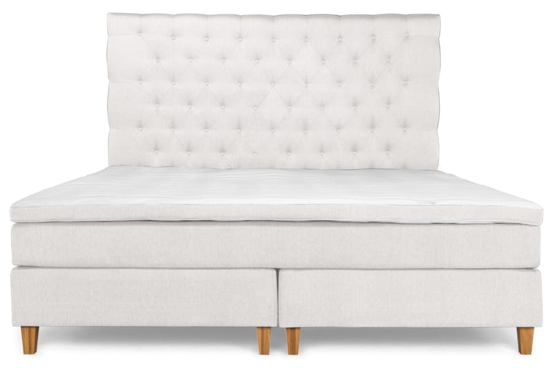 PEARL Basic Sängpaket Kontinentalsäng 210x210 Beige - Möbler - Sovrum - Sängar - Komplett Sängpaket