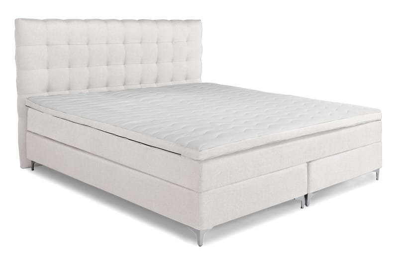 PEARL Premium Sängpaket 210 M/M Elastiskt Skum Beige - Komplett Sängpaket - Kontinentalsängar