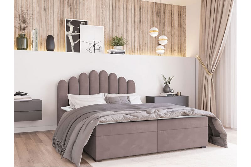 PEBMARSH Kontinentalsäng 140x200  cm Medium Rosa - Möbler - Sovrum - Sängar - Kontinentalsängar