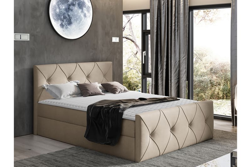PEMBINA LUX Kontinentalsäng 160x200 cm - Möbler - Sovrum - Sängar - Kontinentalsängar