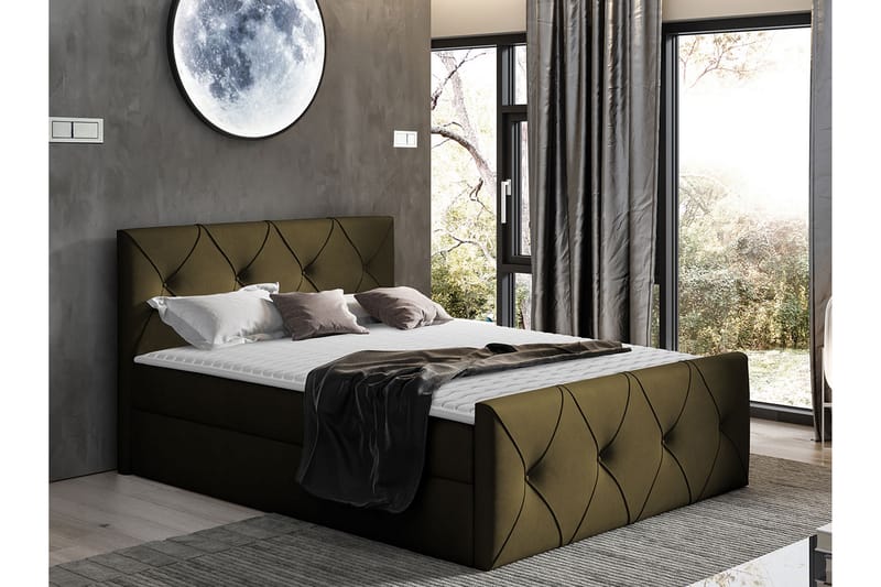 PEMBINA LUX Kontinentalsäng 200x200 cm - Möbler - Sovrum - Sängar - Kontinentalsängar