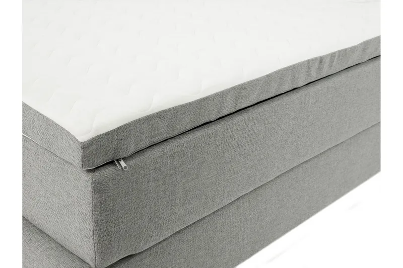 Plevoll Kontinentalsäng 140x200 - Ljusgrå - Möbler - Sovrum - Sängar - Kontinentalsängar