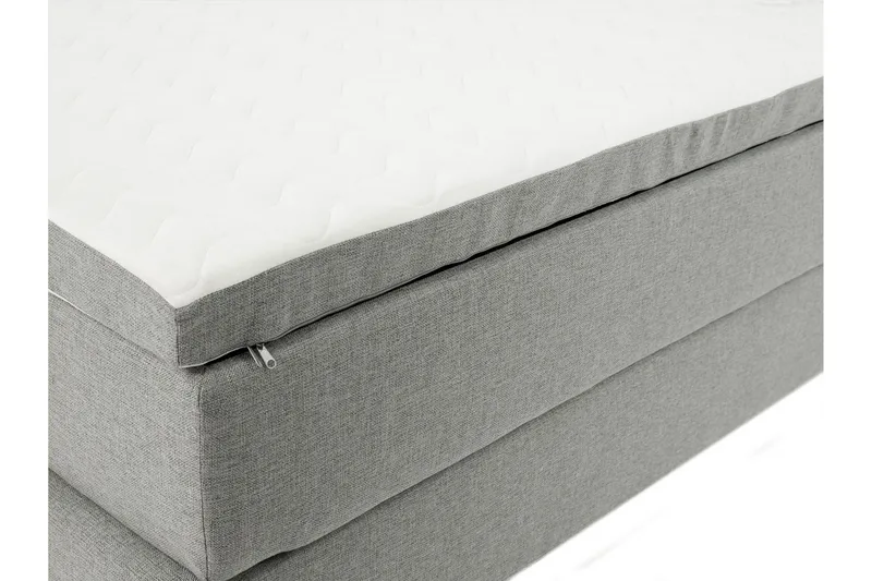 Plevoll Kontinentalsäng 180x200  Ljusgrå - Ljusgrå - Möbler - Sovrum - Sängar - Kontinentalsängar