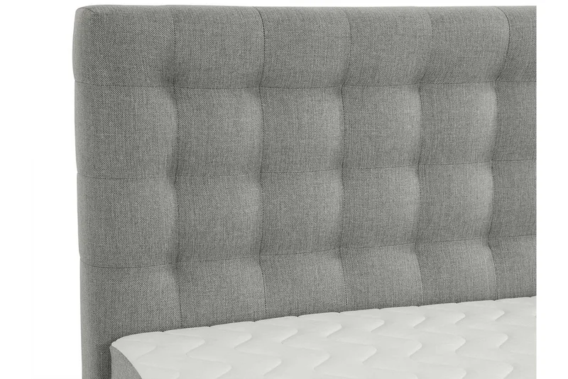 Plevoll Kontinentalsäng 180x200  Ljusgrå - Ljusgrå - Möbler - Sovrum - Sängar - Kontinentalsängar