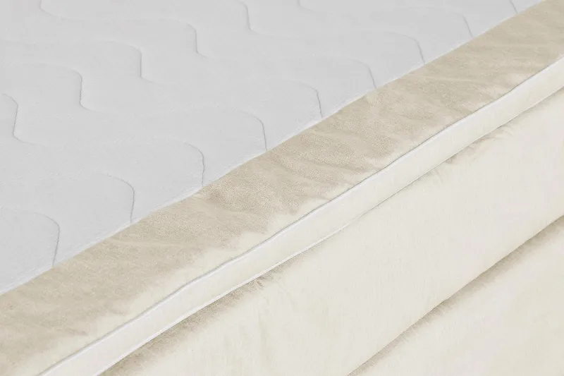 Princess Kontinentalsäng 120x200cm - Beige/Sammet - Möbler - Sovrum - Sängar - Kontinentalsängar