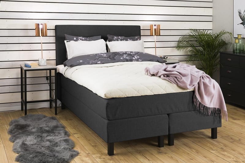 Princess Kontinentalsäng 120x200cm - Grå - Möbler - Sovrum - Sängar - Kontinentalsängar