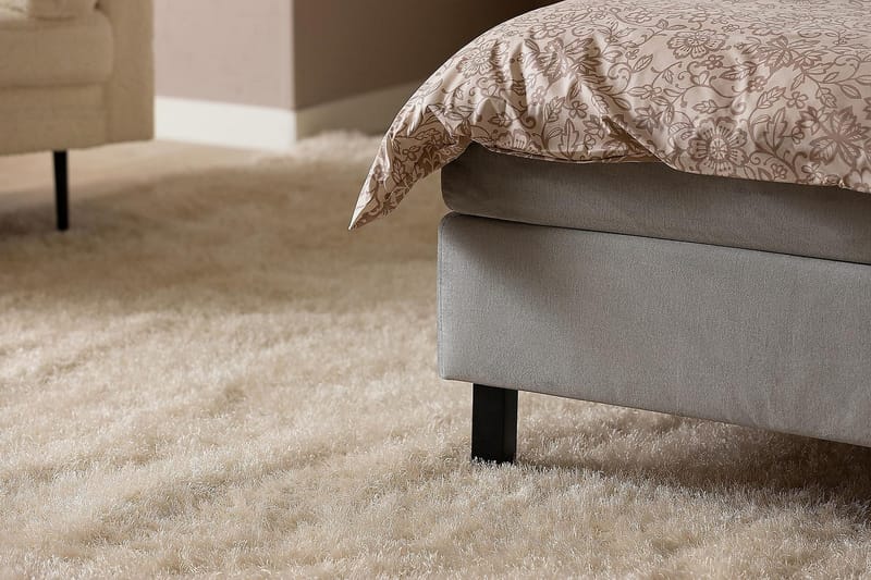 Princess Kontinentalsäng 140x200 cm - Ljusgrå/Sammet - Möbler - Sovrum - Sängar - Kontinentalsängar