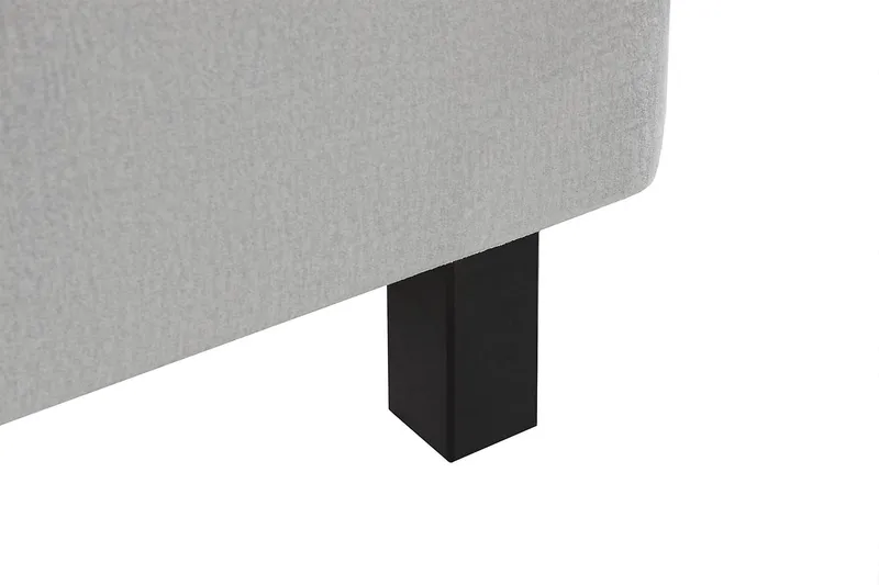 Princess Kontinentalsäng 140x200 cm - Ljusgrå/Sammet - Möbler - Sovrum - Sängar - Kontinentalsängar