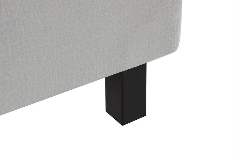 Princess Kontinentalsäng 140x200 cm - Ljusgrå/Sammet - Möbler - Sovrum - Sängar - Kontinentalsängar