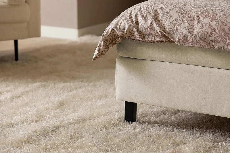 Princess Kontinentalsäng 140x200cm - Beige/Sammet - Möbler - Sovrum - Sängar - Kontinentalsängar