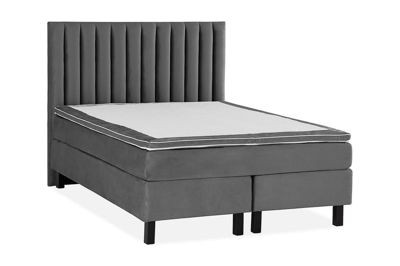 Princess Kontinentalsäng 140x200cm - Mörkgrå/Sammet - Möbler - Sovrum - Sängar - Kontinentalsängar