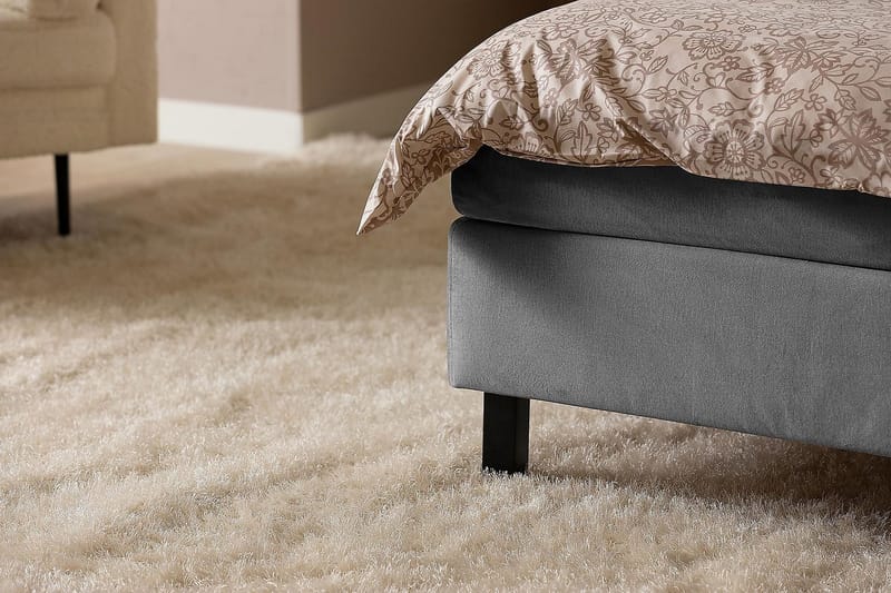 Princess Kontinentalsäng 140x200cm - Mörkgrå/Sammet - Möbler - Sovrum - Sängar - Kontinentalsängar